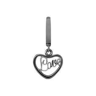 610-B16 , Heart Love Charm fra Christina Design London